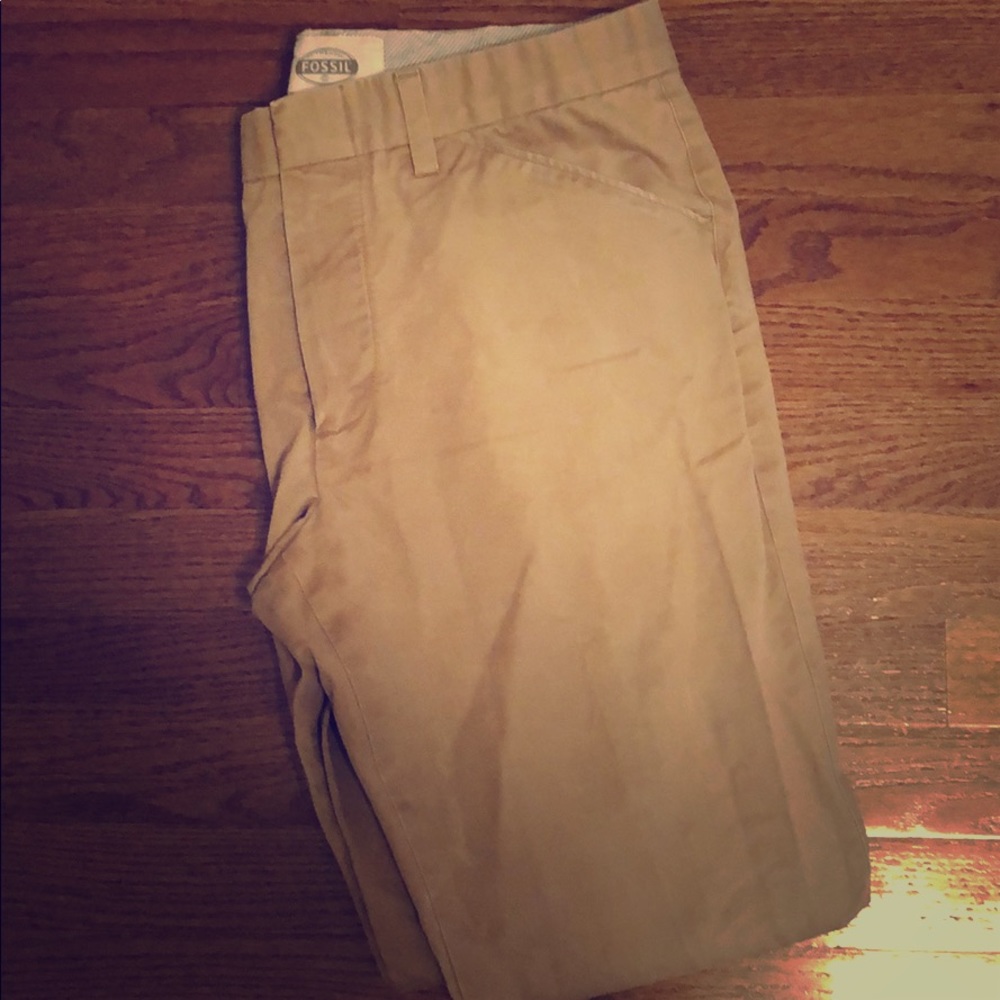 Fossil light brown slacks